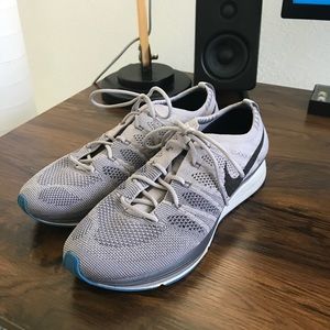 Grey Nike Flyknit Trainers